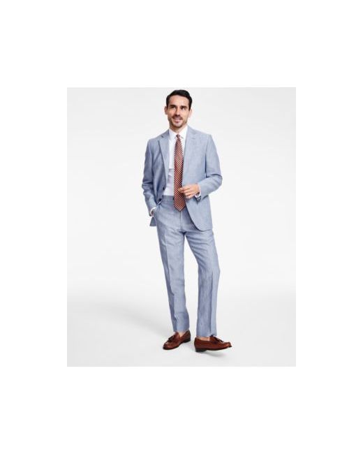 Brooks Brothers B By Classic Fit Solid Linen Suit Separates