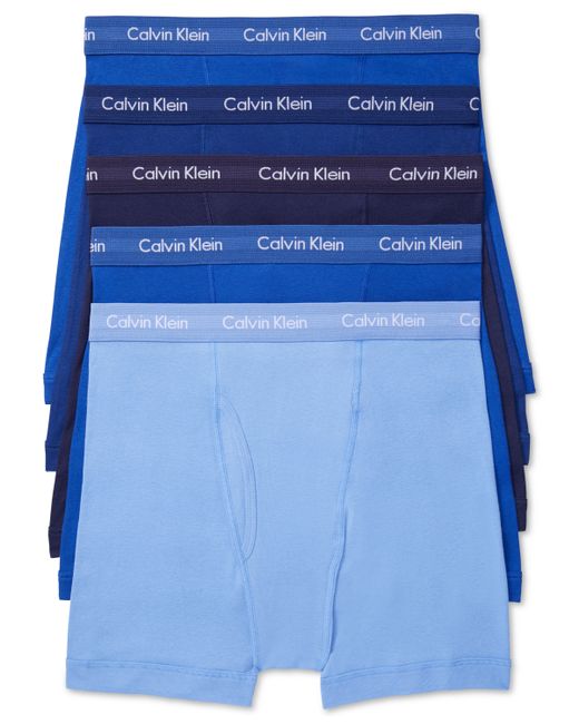 Calvin Klein 5-Pack Cotton Classic Boxer Briefs Underwear Mazarine