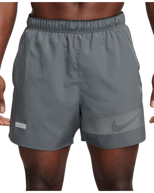 Nike Challenger Flash Dri-fit 5 Running Shorts black/black/reflective Silv
