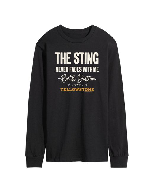 Airwaves Yellowstone the Sting Long Sleeve T-shirt