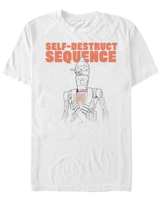 Fifth Sun Star Wars The Mandalorian Ig-11 Self-Destruct Sequence Short Sleeve T-shirt