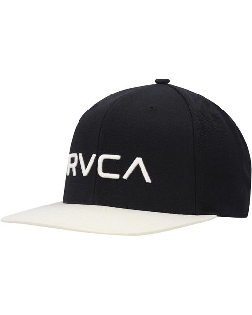 Rvca White Twill Ii Snapback Hat