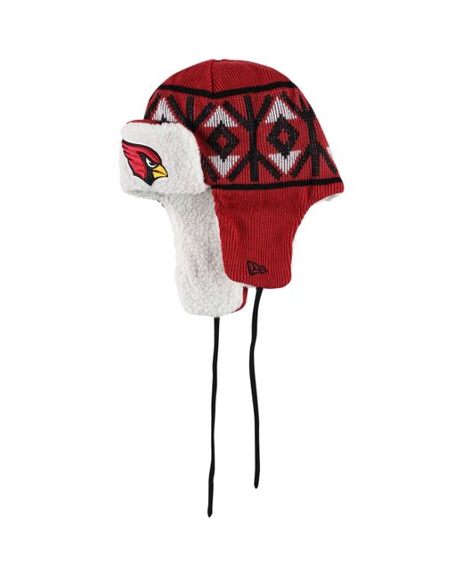 New Era Arizona Cardinals Knit Trapper Hat
