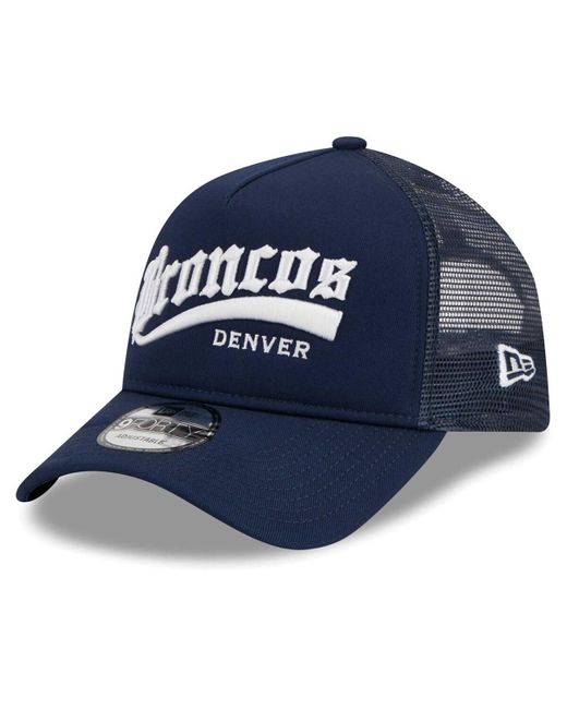 New Era Denver Broncos Caliber Trucker 9FORTY Adjustable Hat