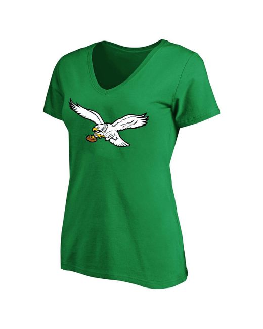 Profile Distressed Philadelphia Eagles Plus Retro Logo T-shirt