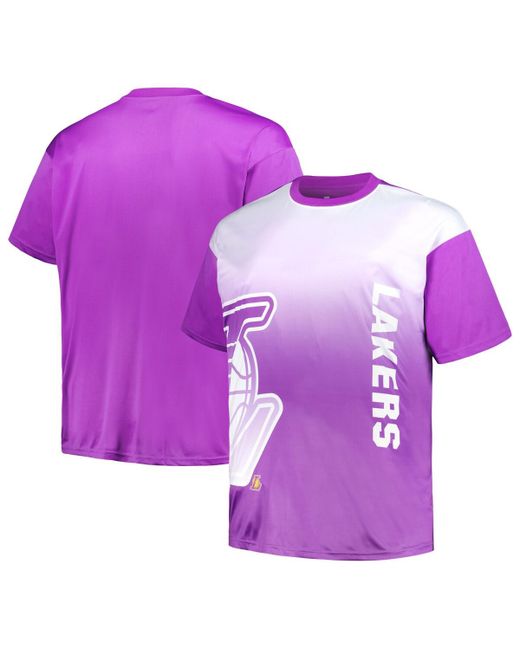 Fanatics Los Angeles Lakers Big and Tall Sublimated T-shirt