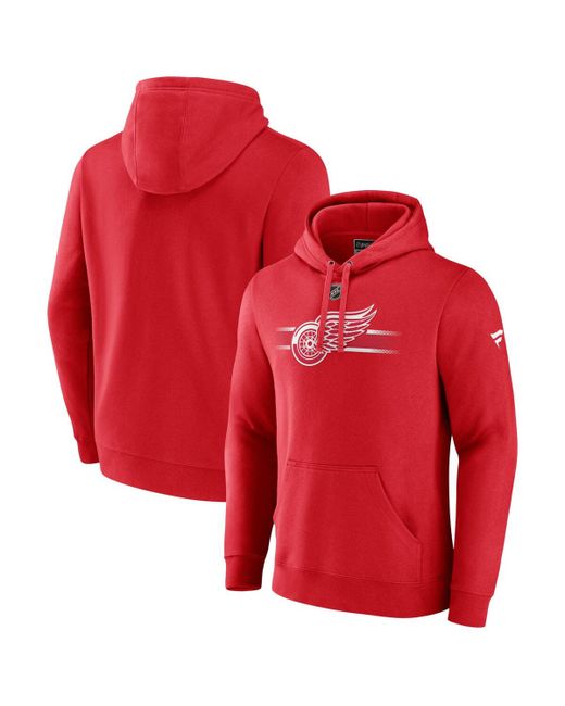 Fanatics Detroit Wings Authentic Pro Secondary Pullover Hoodie