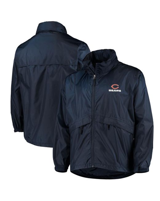 Dunbrooke Chicago Bears Circle Sportsman Water-Resistant Packable Full-Zip Jacket