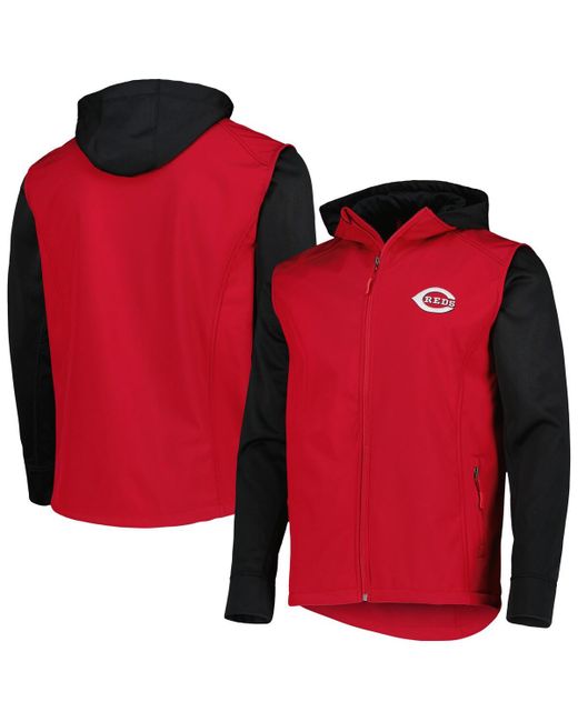 Dunbrooke Black Cincinnati Reds Alpha Full-Zip Jacket