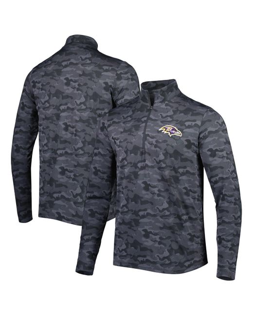 Antigua Baltimore Ravens Brigade Quarter-Zip Sweatshirt