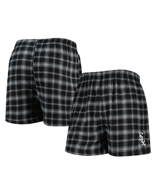 Concepts Sport Gray Chicago White Sox Ledger Flannel Boxers