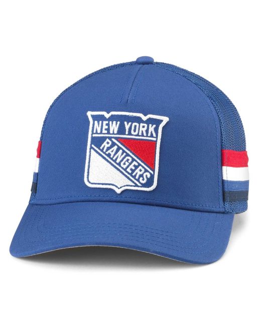 American Needle New York Rangers HotFoot Stripes Trucker Adjustable Hat