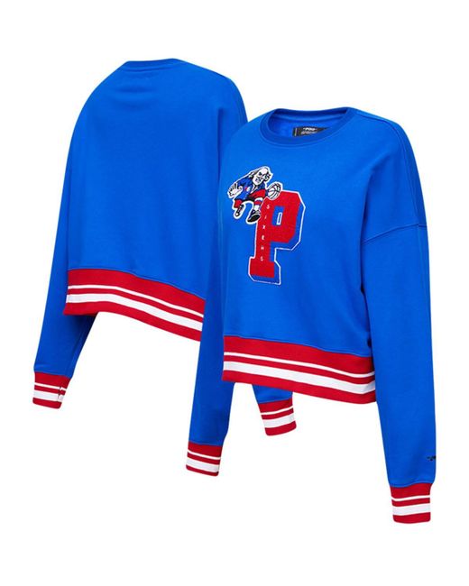 Pro Standard Philadelphia 76ers Mash Up Pullover Sweatshirt