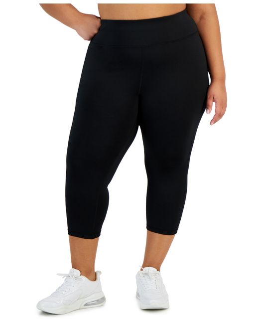 Id Ideology Plus Solid 7/8 Cropped Leggings Created for