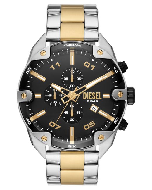 Diesel Spiked Chronograph Stainless Steel Watch 49mm