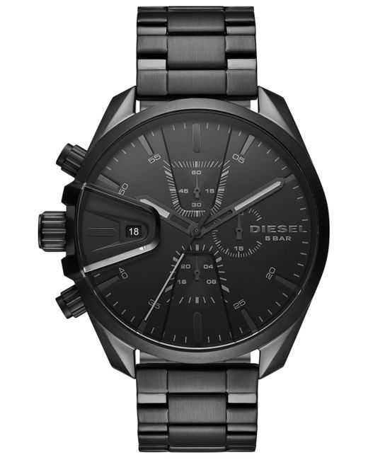 Diesel Chronograph MS9 Stainless Steel Bracelet Watch 48mm