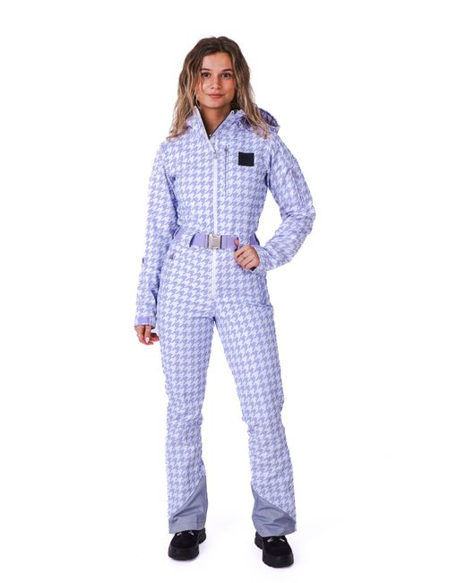 Oosc Houndstooth Chic Ski Suit
