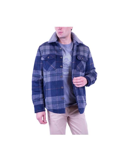 Mountain And Isles Mountain Man Insulated Coat charcoal plaid