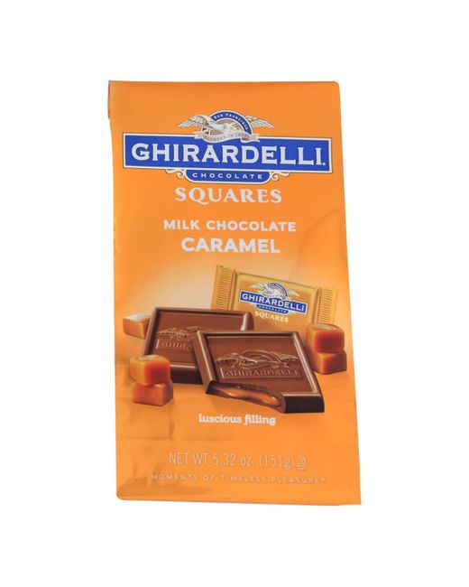 Ghirardelli Nature's Ghirardelli Milk Chocolate Caramel Squares Case of 6 5.32 Oz