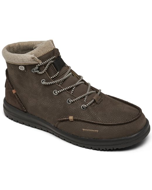 Hey Dude Bradley Leather Casual Boots from Finish Line