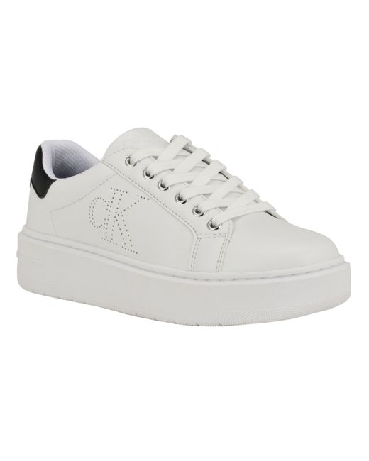 Calvin Klein Daili Lace-Up Platform Casual Sneakers