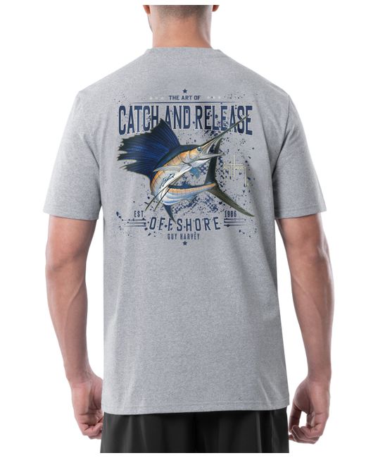 Guy Harvey Threadcycled Catch And Release Offshore Logo Graphic T-Shirt