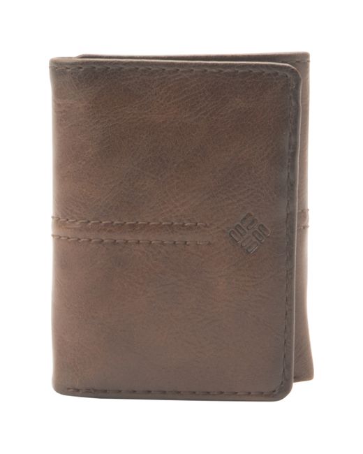 Columbia Rfid Trifold Leather Wallet