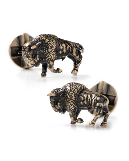 Ox & Bull Trading Co. Ox Bull Trading Co. Antique-like Bison Cufflinks