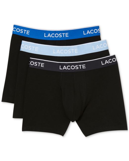 Lacoste Casual Stretch Boxer Brief Set 3 Pack green-red-