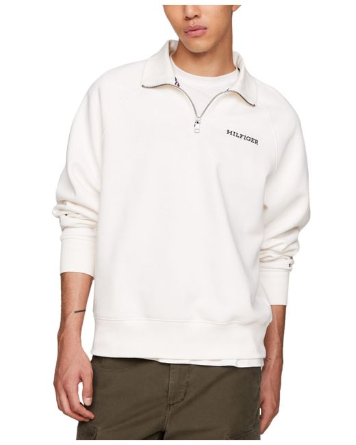 Tommy Hilfiger Quarter-Zip Long Sleeve Logo Sweatshirt