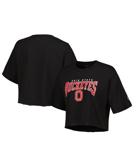 Champion Ohio State Buckeyes Boyfriend Cropped T-shirt