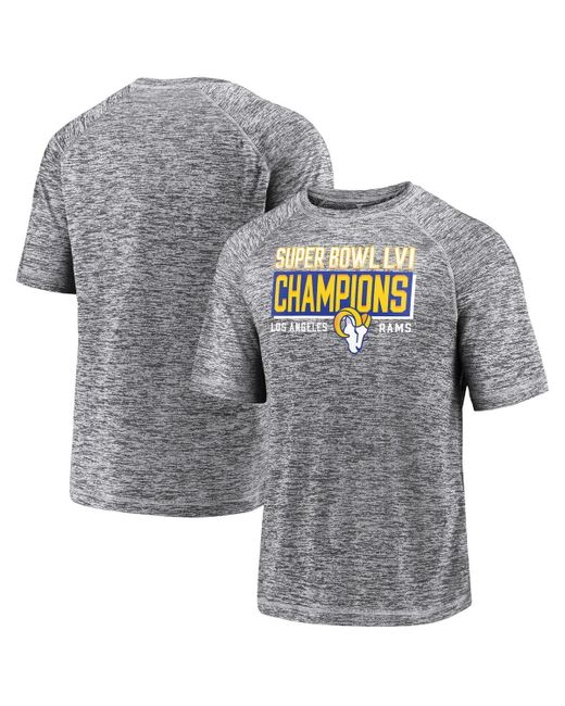 Fanatics Los Angeles Rams Super Bowl Lvi Champions Stacked Depth T-shirt