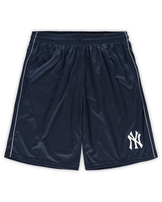 Majestic New York Yankees Big Tall Mesh Shorts