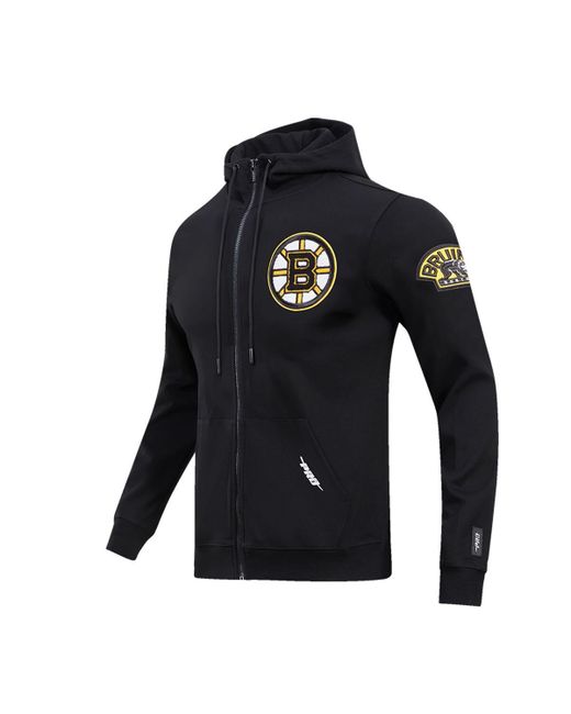 Pro Standard Boston Bruins Classic Chenille Full-Zip Hoodie Jacket