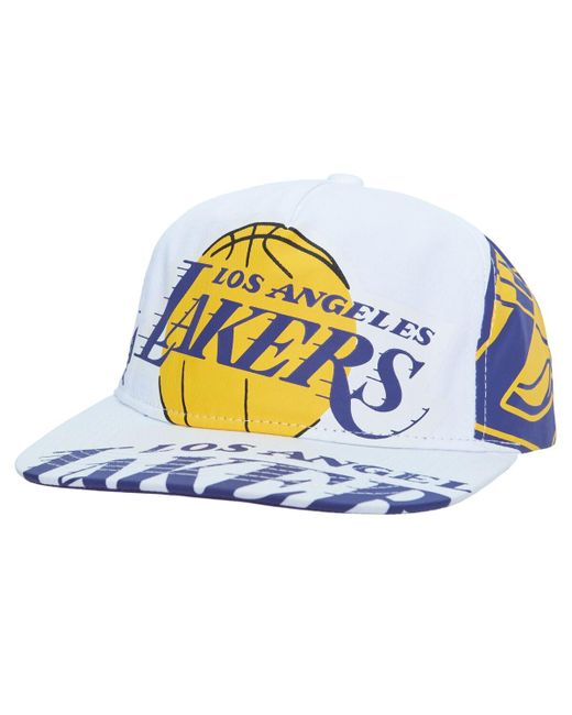 Mitchell & Ness Los Angeles Lakers Hardwood Classics Your Face Deadstock Snapback Hat