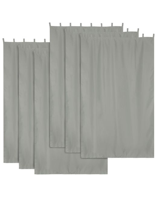 Yescom Outdoor Curtain Tab Top Drape UV30 Pergola Porch Cabana Garden 6 Pack