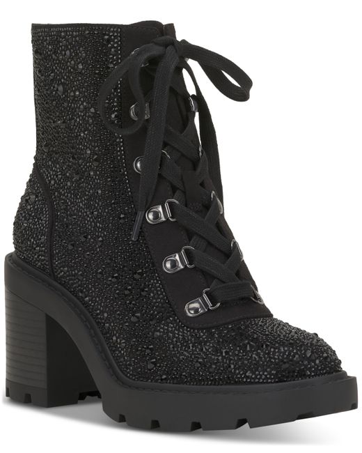 I.N.C. International Concepts Shada Embellished Lace-Up Booties Created for