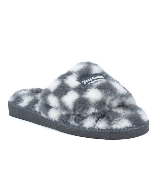 Juicy Couture Hiero Slip-On Checkered Slippers