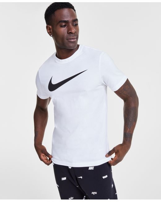 Nike Sportswear Swoosh Short-Sleeve Crewneck T-Shirt black