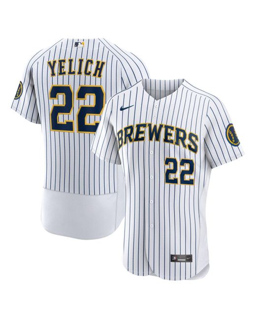 Nike Christian Yelich Milwaukee Brewers Team Alternate Authentic Player Jersey