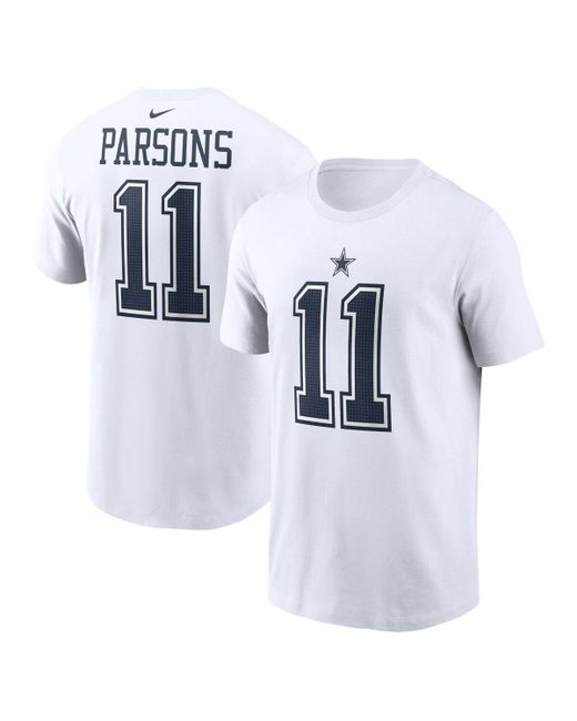 Nike Micah Parsons Dallas Cowboys Player Name and Number T-shirt