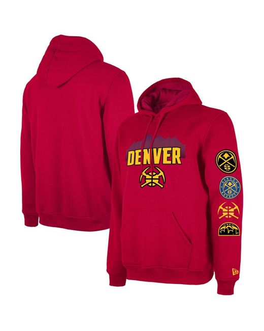 New Era Denver Nuggets 2023/24 City Edition Big and Tall Pullover Hoodie