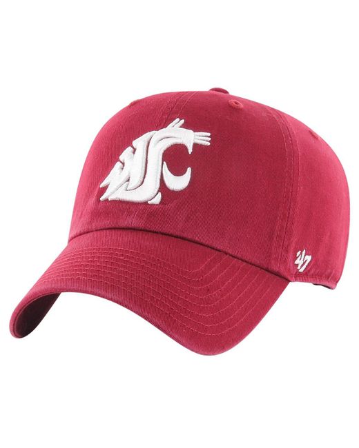 '47 Brand 47 Brand Washington State Cougars Clean Up Adjustable Hat