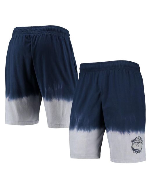 Mitchell & Ness Gray Georgetown Hoyas Tie-Dye Shorts