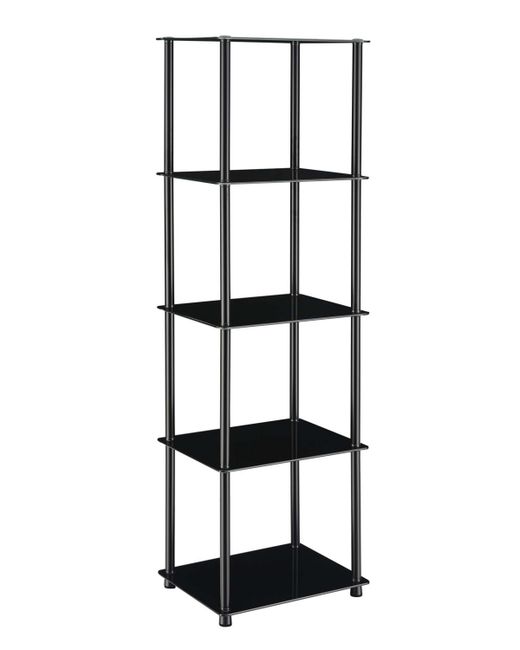 Convenience Concepts 15.75 Glass Designs2Go Classic 5 Tier Tower