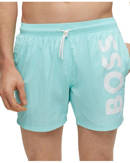 Hugo Boss Boss by Quick-Dry Logo Swim Shorts