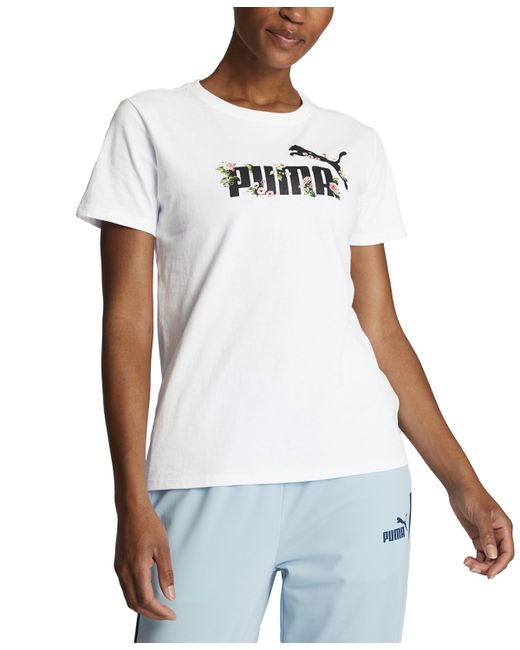 Puma Rose Garden Cotton Graphic T-Shirt