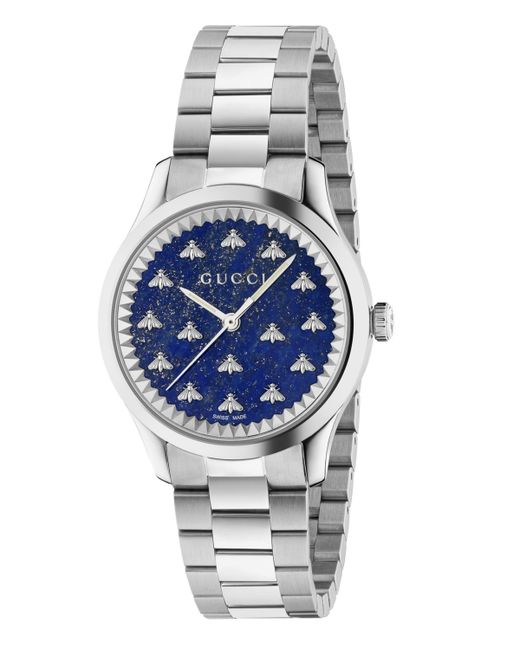 Gucci Swiss G-Timeless Multibee Stainless Bracelet Watch 32mm