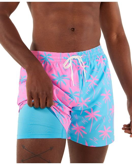 Chubbies The Prince Of Prints Quick-Dry 5-1/2 Swim Trunks with Boxer Brief Liner