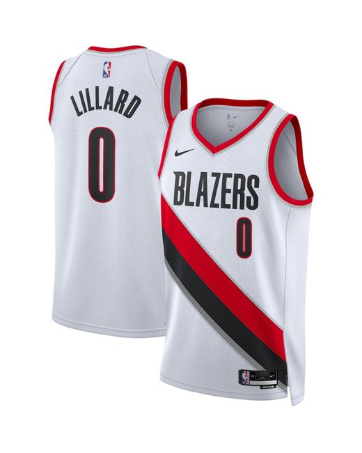 Nike Damian Lillard Portland Trail Blazers 2022/23 Swingman Jersey Association Edition